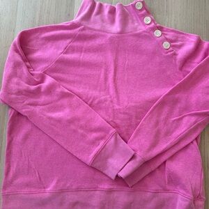 Jcrew Button Neck Sweatshirt